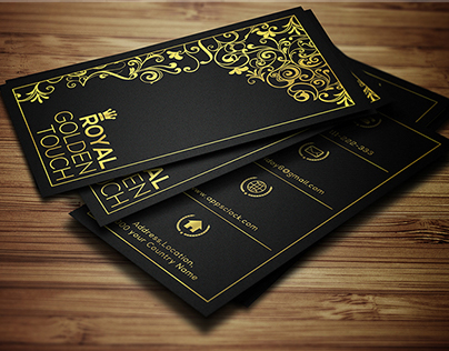 Royal Golden Touch Business Card