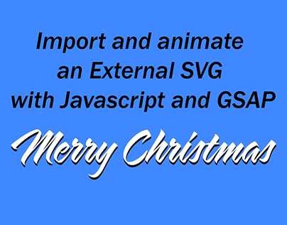 Import and animate an External SVG file