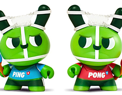 KidRobot Dunny Ping & Pong