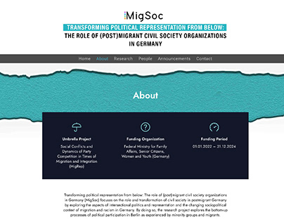 MigSoc Web Design