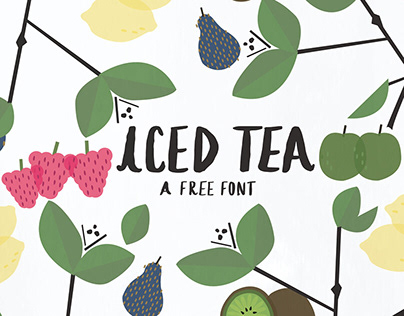 Iced Tea- A Free Font