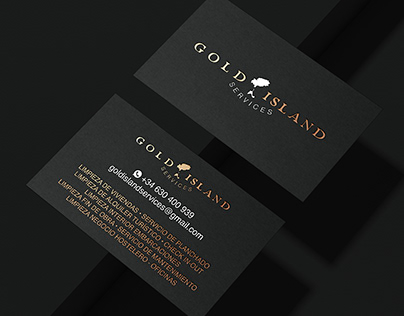 GOLD ISLAND IBIZA - Logo & Business Cards