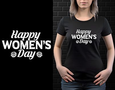 Women's day t-shirt design