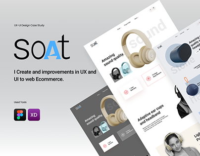 Products landing page | UI/UX Case Study