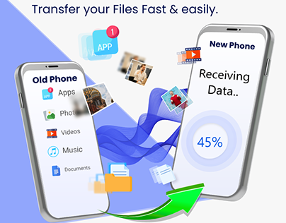 Data Transferring App Screenshots