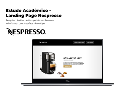 UX/UI Estudo de Caso - Landing Page Nespresso