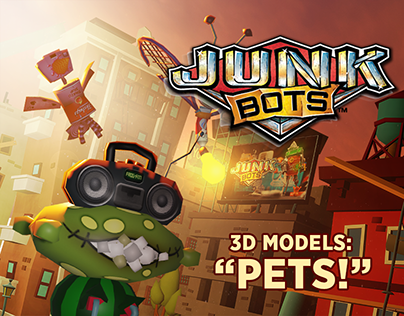 Junkbots 3D Models Vol-1: Pets