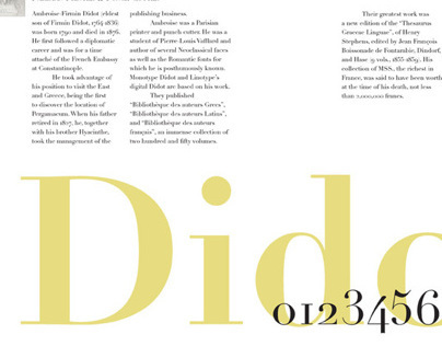 Didot Double Page Spread