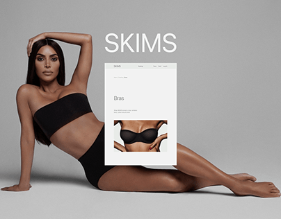 SKIMS – UX/UI concept store