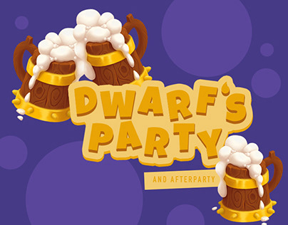 Dwarf's party - Casual game art