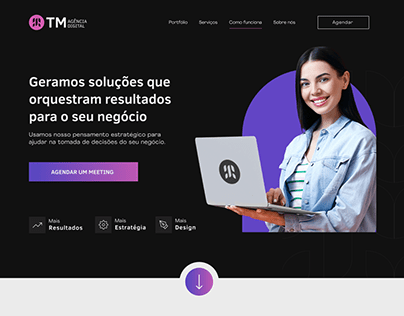 TM Agência Digital - Página Institucional