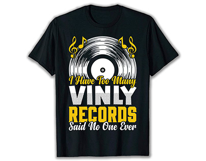 Music T-Shirt Design Music T-Shirt Design