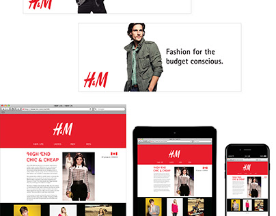 H&M Billboards & Website