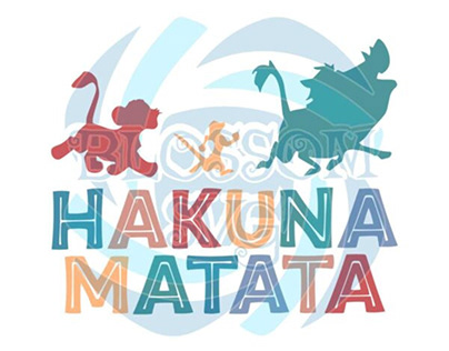 Disney Animal Kingdom Hakuna Matata SVG