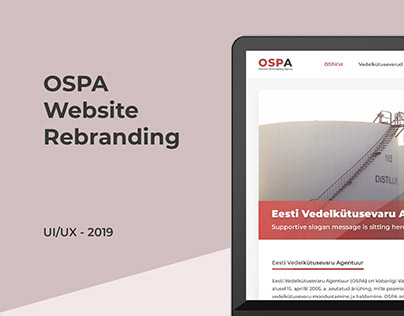 OSPA Website Rebranding