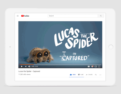 Lucas The Spider Title Screens