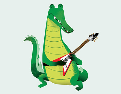 Crocodile Rock - character design