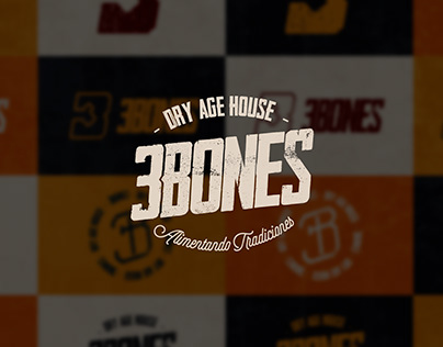 3Bones - Dry Age House | Identidad