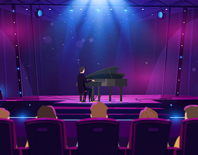 Pianist - Sichtfilm social media animation