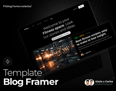 Template Blog Framer