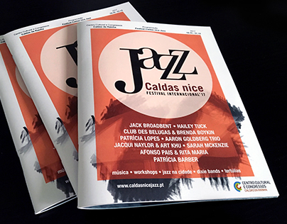 Festival Caldas nice Jazz '17 Agenda + Flyer 2 Faces