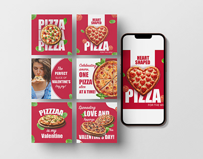 Pizza poster design | Valentine's Day Special