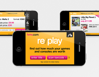 Re/play iOS Application
