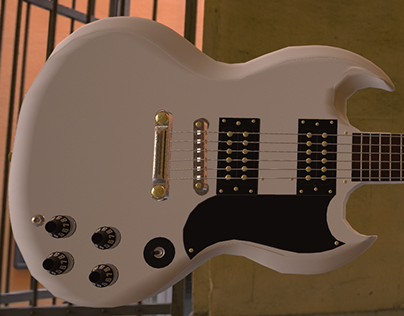 3D Gibson SG Guitar