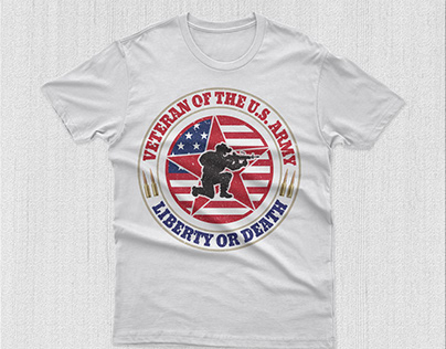 US Veteran T Shirt Design