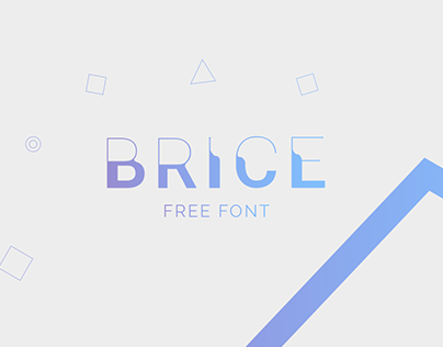 BRICE - Free font