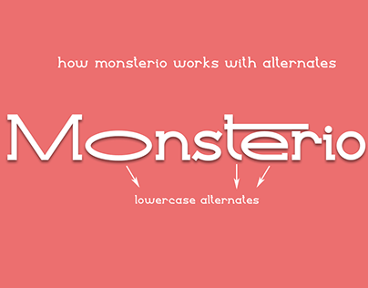 Monsterio - Unique Slab Serif
