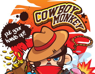 cowboy monkey