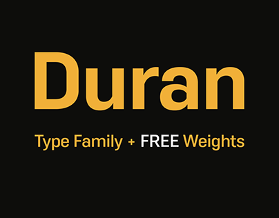 Duran - Type Family + FREE Weights