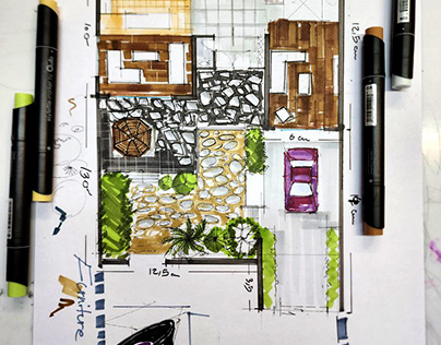 Architecture Plan Drawing