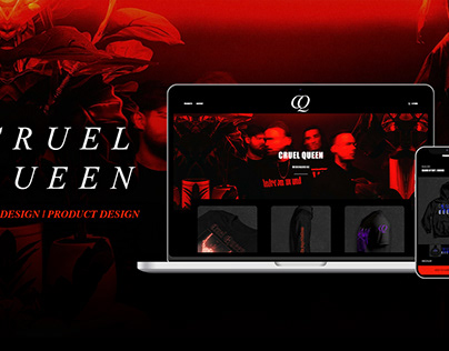 Cruel Queen Merchandise Website