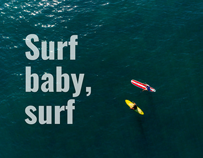 Surf baby, surf- одностраничный лендинг