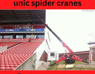 unic spider cranes