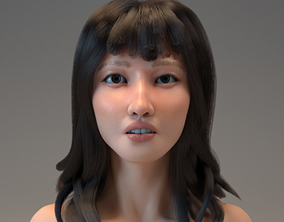 3D Female Sculpure