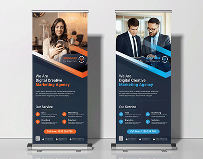 Corporate Business Roll up Banners files