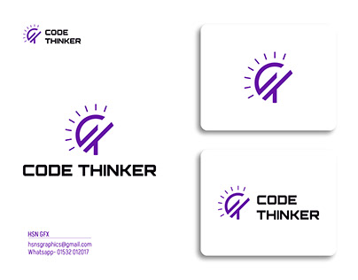 Code Thinker Logo Design