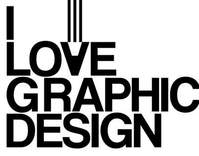I love graphic design