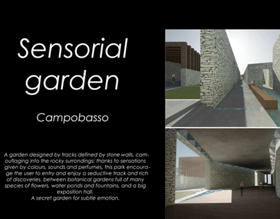 Sensorial Garden in Campobasso, Italy