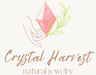 Crystal Harvest Natural Jewelry Logo