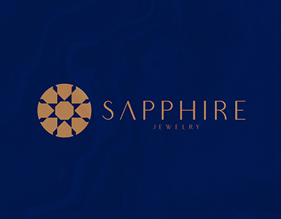 SAPPHIRE jewelry logo diamond luxury design