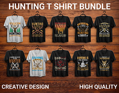 Hunting t shirt bundle