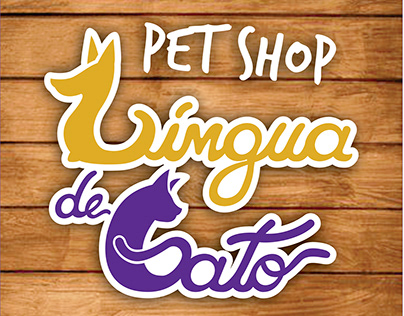 Marca Pet Shop Língua de Gato
