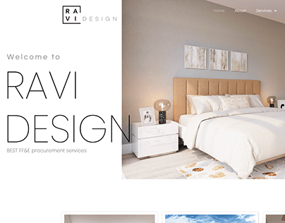 Ravi Design United States Website design