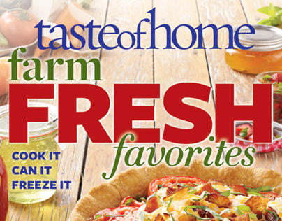 Taste of Home Farm Fresh Favorites Cookbook for Retail
