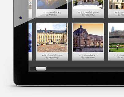Centre Pompidou "Connaissance des Arts" iPad App