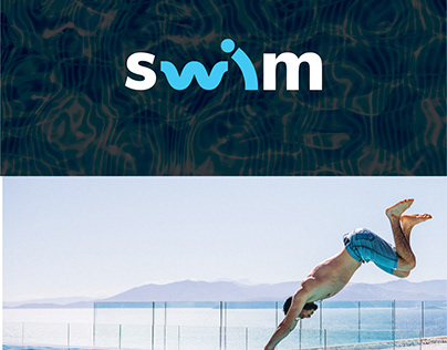 "Swim" logo concept